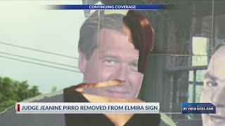 Judge Jeanine Pirro responds after picture partially removed from ‘Welcome to Elmira’ sign