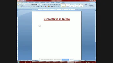 comment faire un i tréma avec le clavier