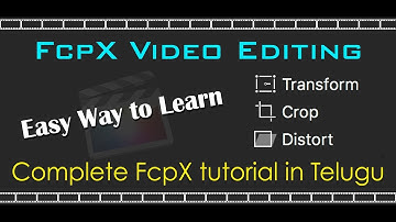 How to use Transform, Crop, Distort tools in Fcp X.