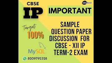 XII IP Sample Paper Discussion Section   A