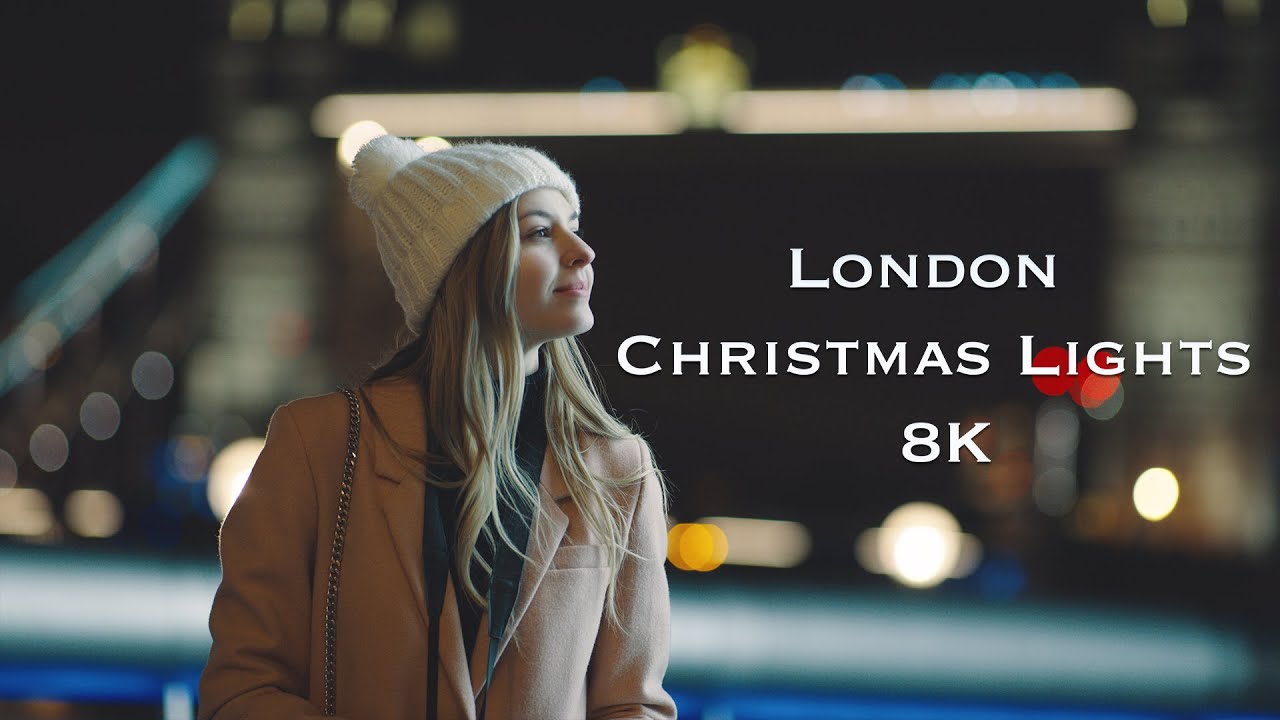 ⁣London - Christmas Lights 8K