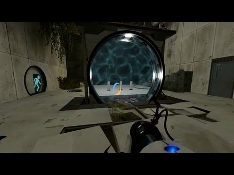 Portal 2 - Time Travel Portal concept (testroom)