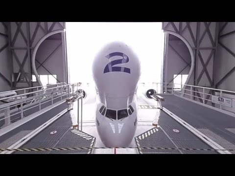 Video: Das Neue Flugzeug Von Airbus Sieht Aus Wie Ein Lächelnder Beluga-Wal