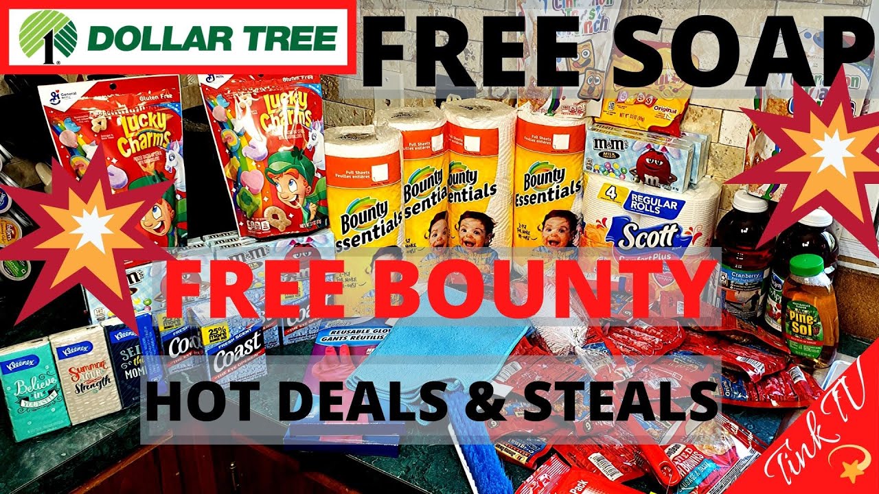 💥 DOLLAR TREE | COUPONING HAUL | GLITCH?🤑 FREE BOUNTY &amp; COAST SOAP WITH ...