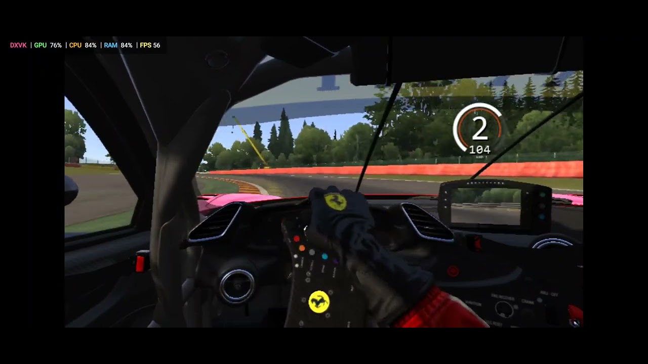 Assetto Corsa lite emulator gamehub snapdragon 855 6gb ram test