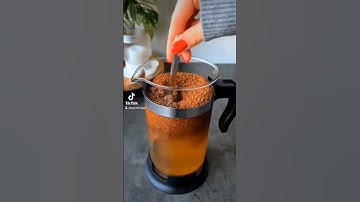 COLD BREW MAKING WITH A FRENCH PRESS #coldbrew #coffee #frenchpress