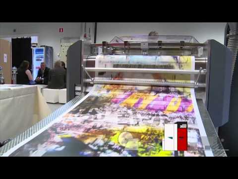 Digital printing - Production of Wallpaper rolls with Xeikon