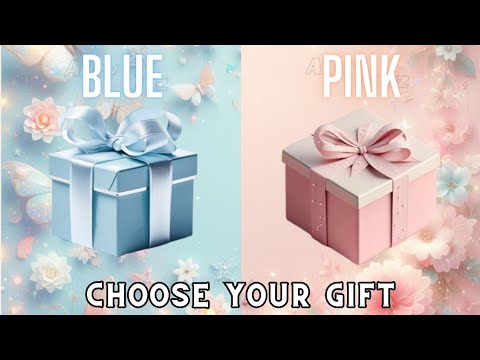 Choose your gift 🎁💝🤮||2 gift box challenge|Pink & Blue #giftboxchallenge#chooseyourgift #pinkvsblue