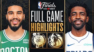 Thumbnail for #1 CELTICS at #5 MAVERICKS | FULL GAME 3 HIGHLIGHTS | June 12, 2024
