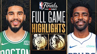 #1 CELTICS at #5 MAVERICKS | FULL GAME 3 HIGHLIGHTS | June 12, 2024