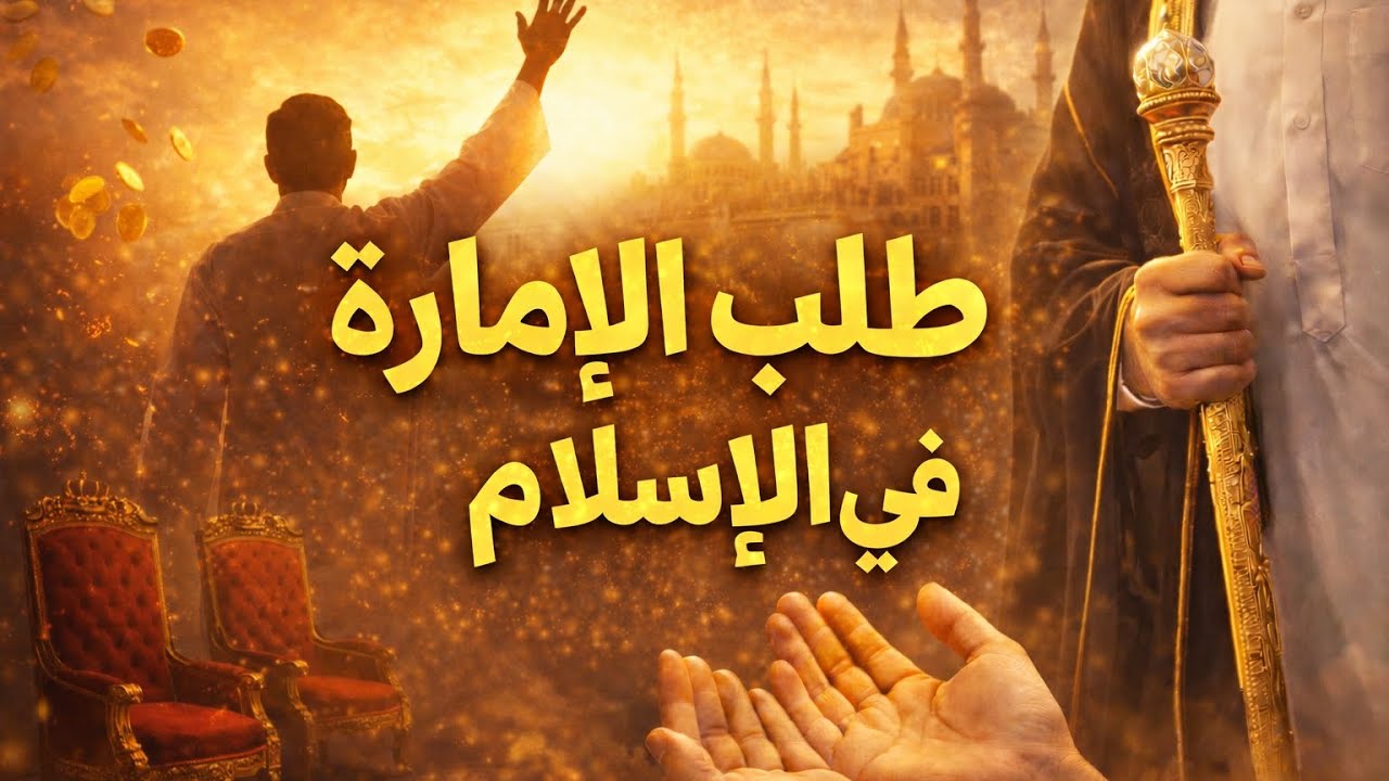 طلب الإمارة في الإسلام🖍️ محمد العمر أبو الحسن 