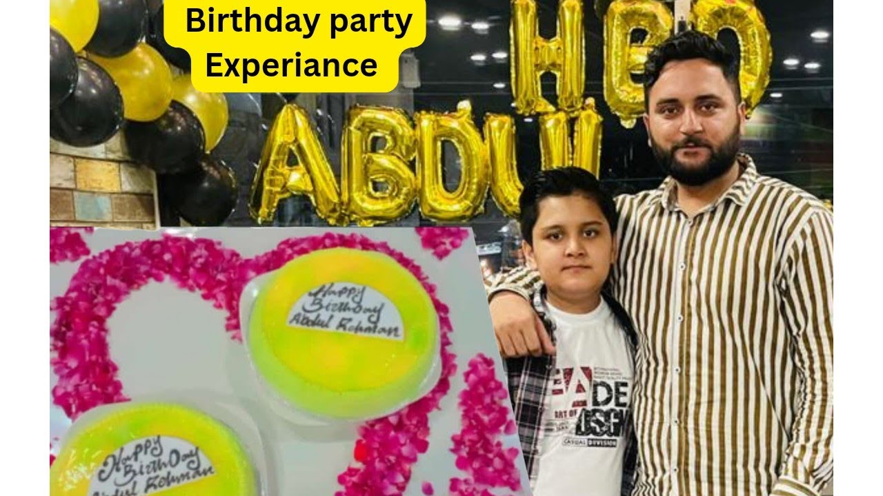 Commercial Market saffron foodies Birthday party Experiance | Birthday Party😲😲