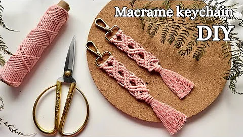DIY Macrame Keychain: Easy Step-by-step Tutorial