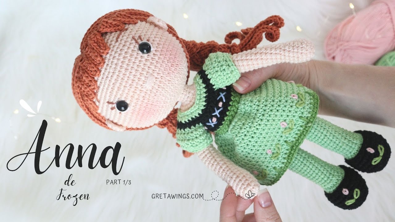 Tutorial Anna de Frozen Materiales necesarios| Serie Princesas  Parte 1/3 Sub 🇺🇸🇪🇸/ GretaWings