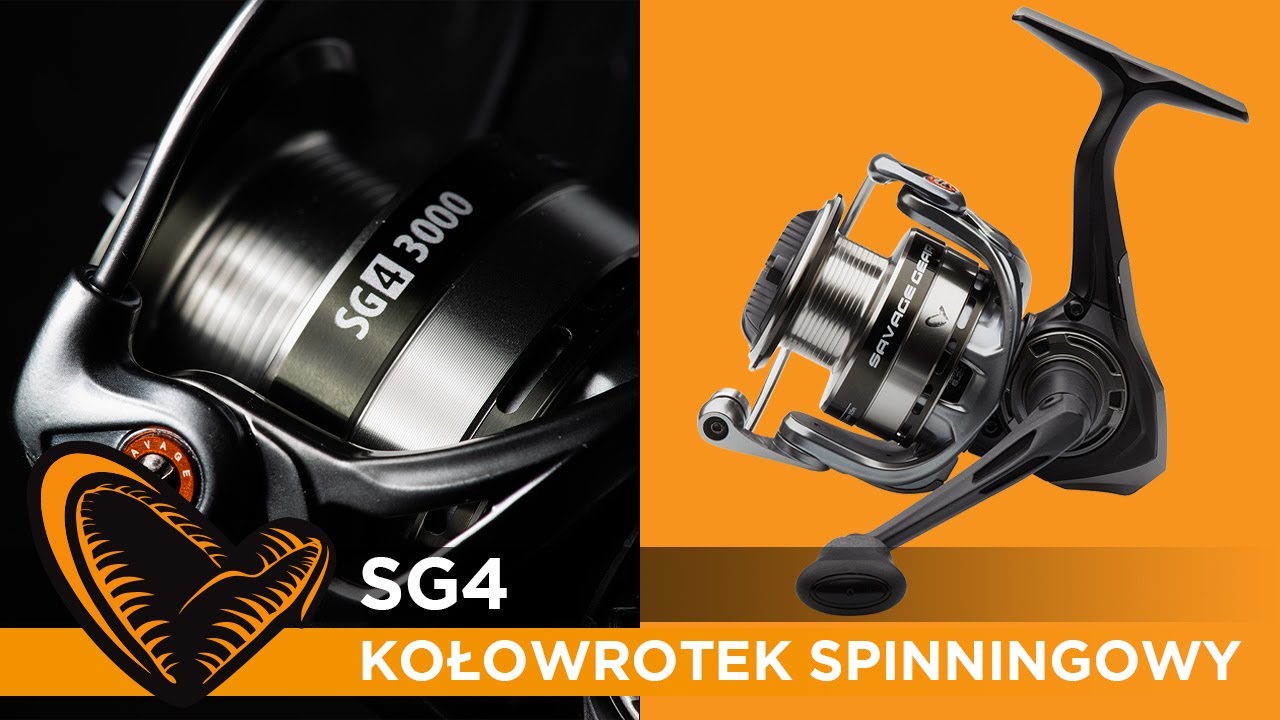 Mulinello Da Pesca Savage Gear SG4 4000 - 8+1 Cuscinetti, Frenatura 12.5 Kg, Per Spinning, Con Cavo Incluso