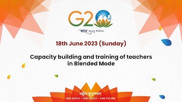 Capacity Building and Training Of Teachers In Blended Mode 18-June-2023