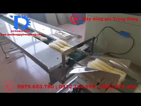 Video Máy đóng gói miến, mì khô, phở khô tại Làng Chũ Bắc... - youtube