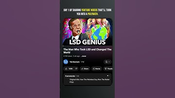 Day 1 of sharing youtube videos that