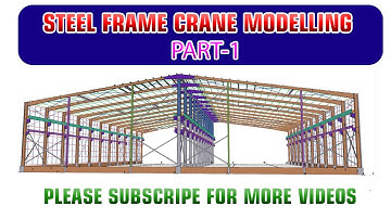 How to Make a Steel Frame Crane Modelling Tutorial - Part1