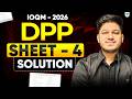 DPP sheet - 4 solution IOQM - 2026