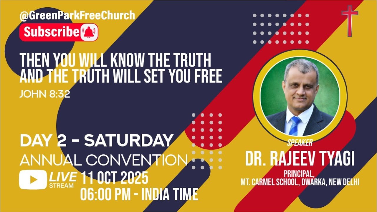 Annual Convention Day 2 | @GreenParkFreeChurch LIVE - 11OCT2025
