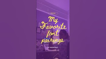 ✨My Favorite Font Pairings! #fonts 🔤#desksetup🧑‍💻 #fontstyles #graphicdesign 🎨 #trendingfonts📈