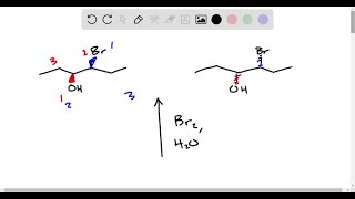 Which stereoisomer of 3-hexene forms (35,4S)-4-bromo-3-hexanol and (3R,4R)-4-bromo-3-hexanol when i…