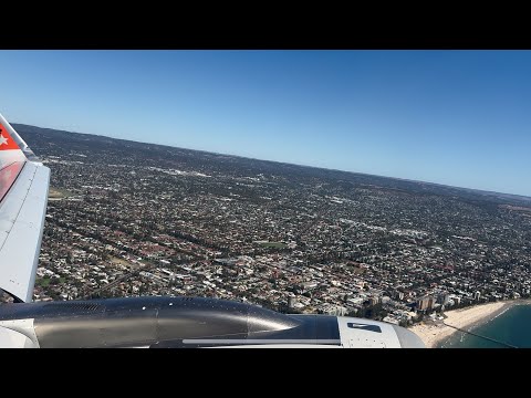 Jetstar A321NEO Pushback And Takeoff From Adelaide (VH-OYU)