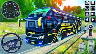 Bus Simulator Indonesia #11 - BUSSID New Coach Bus Driving: Jambi to Padang - Android GamePlay screenshot 1