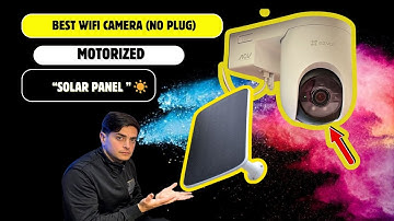 Ezvis Hb8 Lite: "Best WIFI CAMERA with SOLAR PANEL + battery NO PLUG"