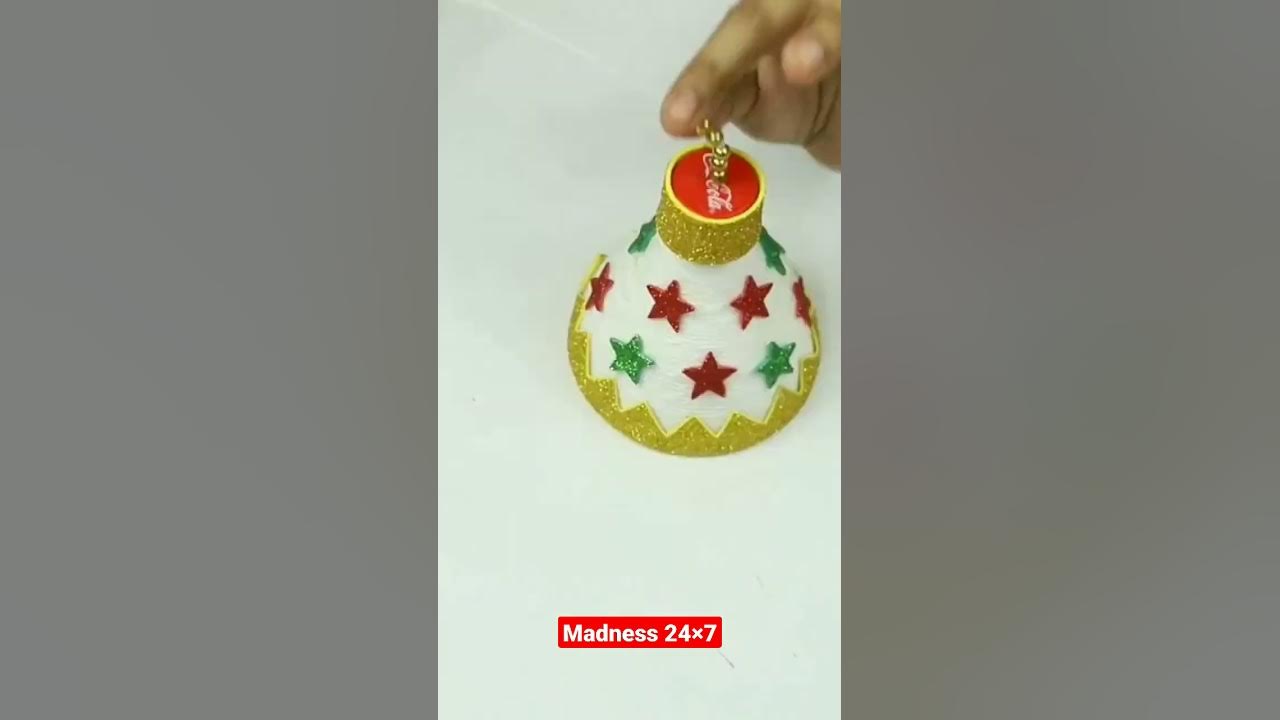 How To Make Christmas Bell For Glitter Sheet