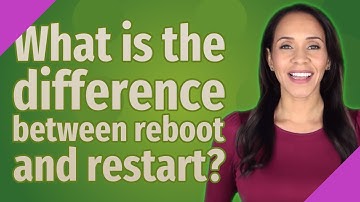 What is the difference between reboot and restart?