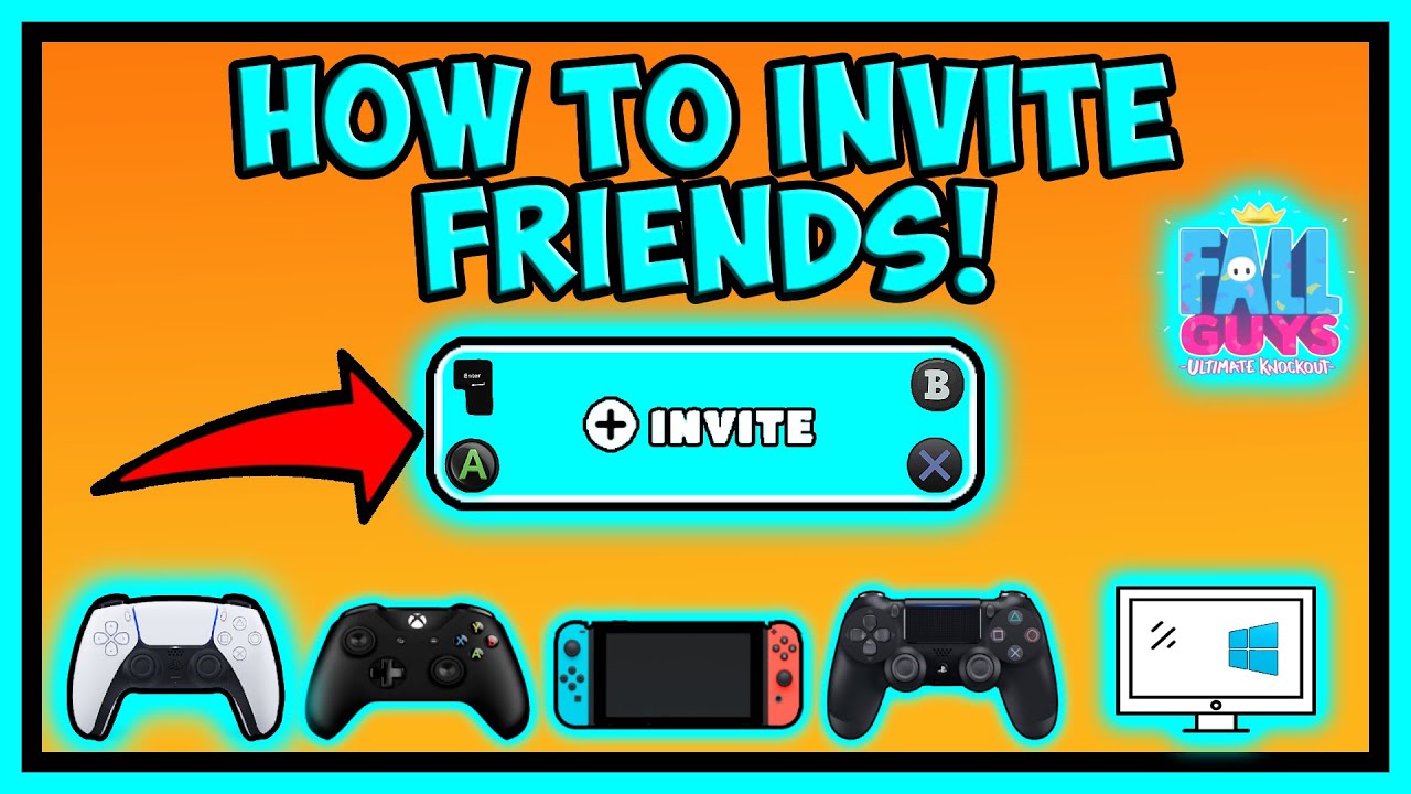 Fall Guys cross-platform: How to invite friends to games