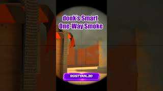 donk’s Smart One Way Smoke Mirage CS2 #cs2 #csgo #faceit
