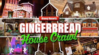 FESTIVE Gingerbread House CRAWL at Disney Resorts