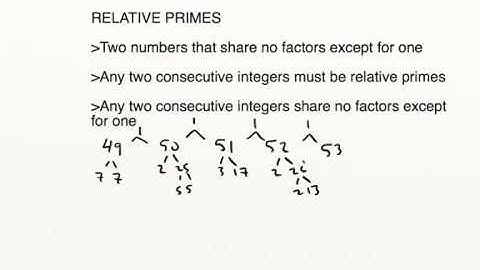Relative Primes in GMAT Properties of Numbers Questions