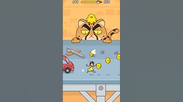 Angry cheetah chasing girl in flower dress |Hide and Seek Cat Escape #catescapegame #hideandseekgame