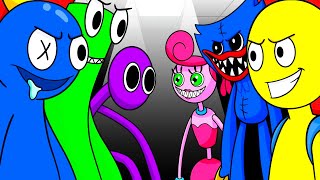 RAINBOW FRIENDS vs. POPPY PLAYTIME?! (Cartoon Animation)