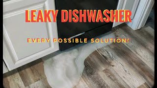 Leaky dishwasher fix
