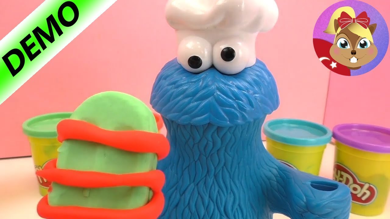 Kurabiye Canavarı Play Doh Oyun Hamuru Yiyor! Play Doh Ile Dondurma