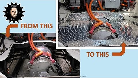 Dressing up the engine bay of my EV converted VW Bus