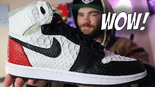 Never Seen Exotic Union 1's!!! Handcrafted Jordan 1's!