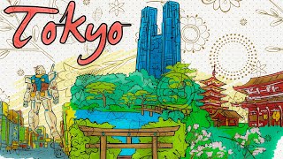 Tokyo, Japan With This Stunning Drone Footage in 4K Take a virtual Walking tour #japantravel #Drone