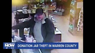 Donation Jar Theft in Warren County