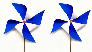 DIY - Homemade paper Windmill / best out of waste / kids craft ideas | Paper Fan