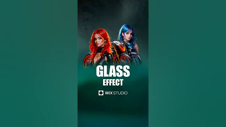 Creating a glass effect on your website has never been easier! ✨ No coding needed! #wixstudio #wix