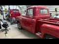 57 Chevy Truck in for some upgrades.
