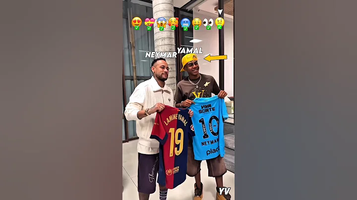 Lamine Yamal meet his Idol Neymar Jr 😍