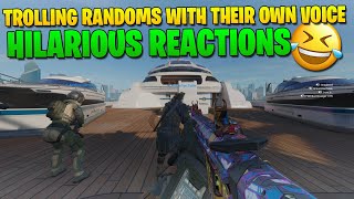 TROLLING RANDOMS WITH THEIR OWN VOICE FOR 20 MINUTES STRAIGHT (HILARIOUS)