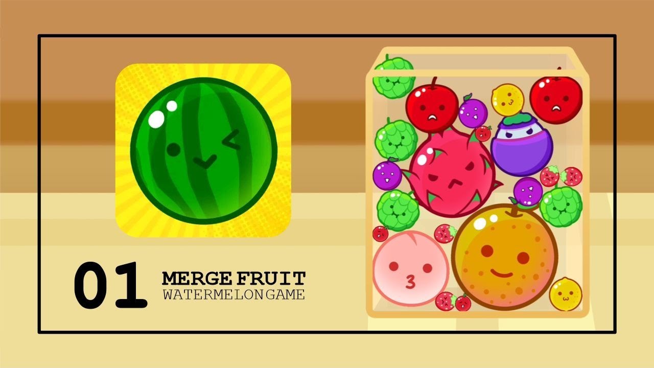 Merge Fruit - Watermelon Game | Gameplay eps.01 | New Score: 2711 - YouTube